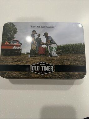 Old Timer Gift Tin - Farm Theme Photo Design (Tin Only)